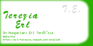 terezia erl business card